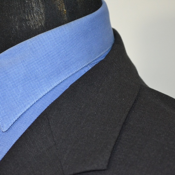 Rossi 52R Sport Coat Blazer Suit Jacket Dark Gray - Picture 2 of 8